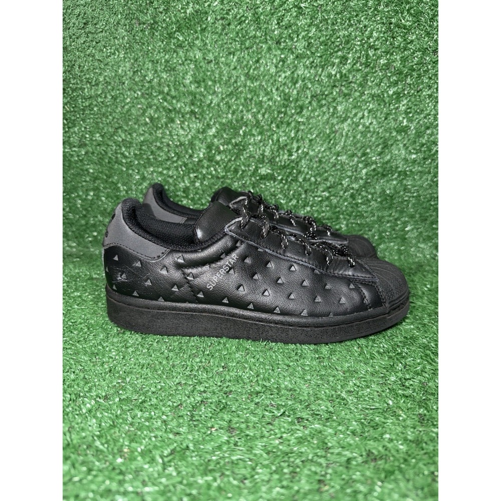 Adidas Superstar x Pharrell Williams Womens Size 5.5 Black Casual Shoes Sneakers